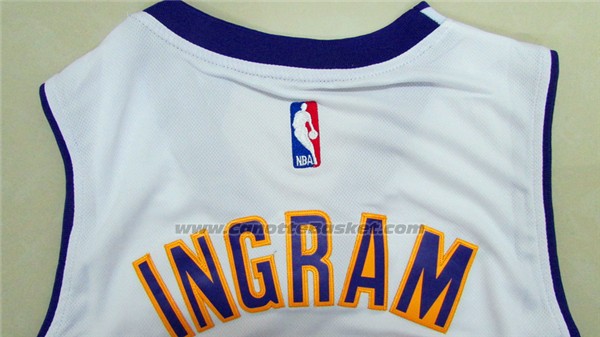 Maglia Los Angeles Lakers Brandon Ingram #14 Bianco